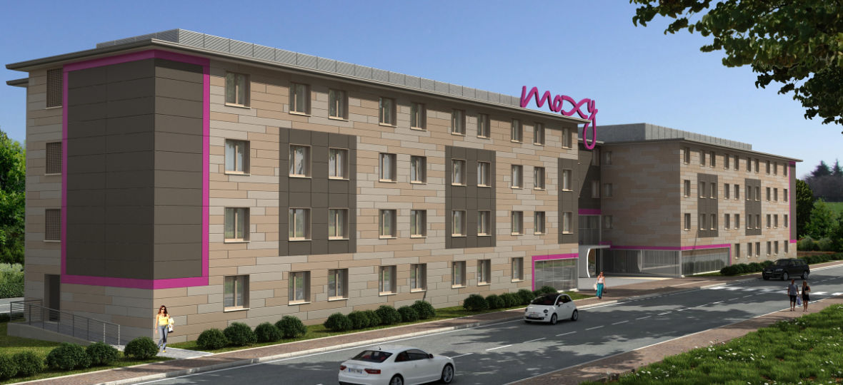 Hotel Moxy Munich Messe à Aschheim Extérieur photo